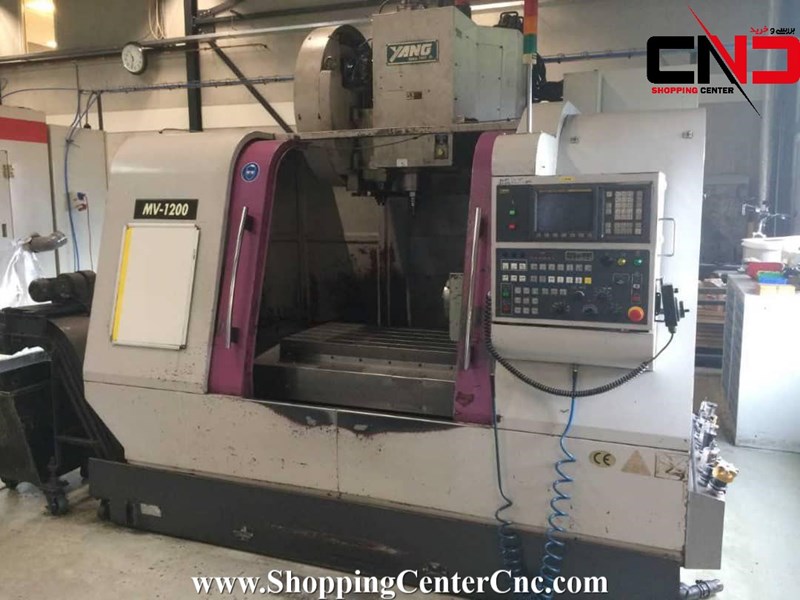 پارامتر های دستگاه سی ان سی چهار محور yang mv 1200   با کنترل Fanuc omd